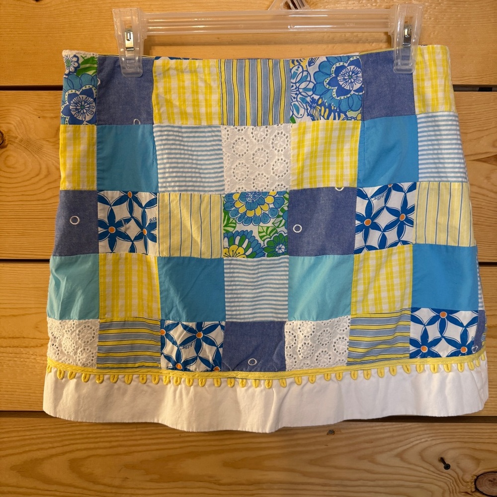 Lilly Pulitzer Women’s Multicolor Patchwork Wrap … - image 3